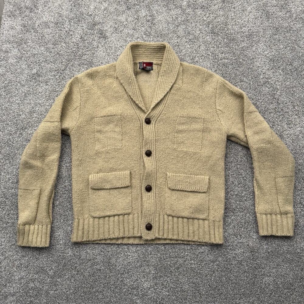 Vintage 90s Cardigan Sweater Womens Large Grandpacore Old Money Cozy Workwear